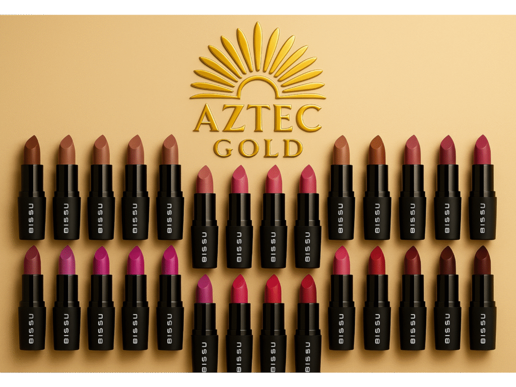 20251004 1856 bissu lipstick collection remix 01k6rxswmxftd9ppg85rvkdg99